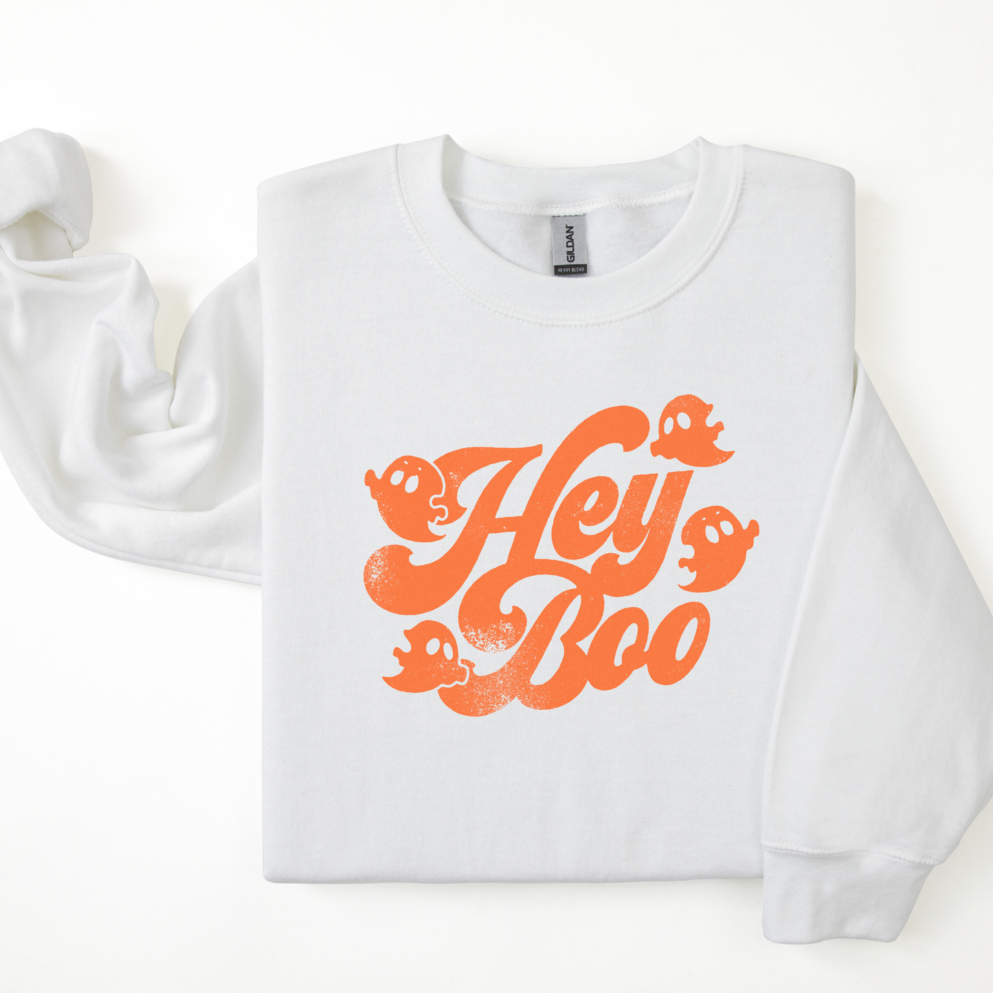 Halloween Sweatshirt, Hey Boo, Funny Halloween Sweatshirt, Cute Fall Sweatshirt, Spooky Season, Halloween Gift, Halloween Shirt, Ghost